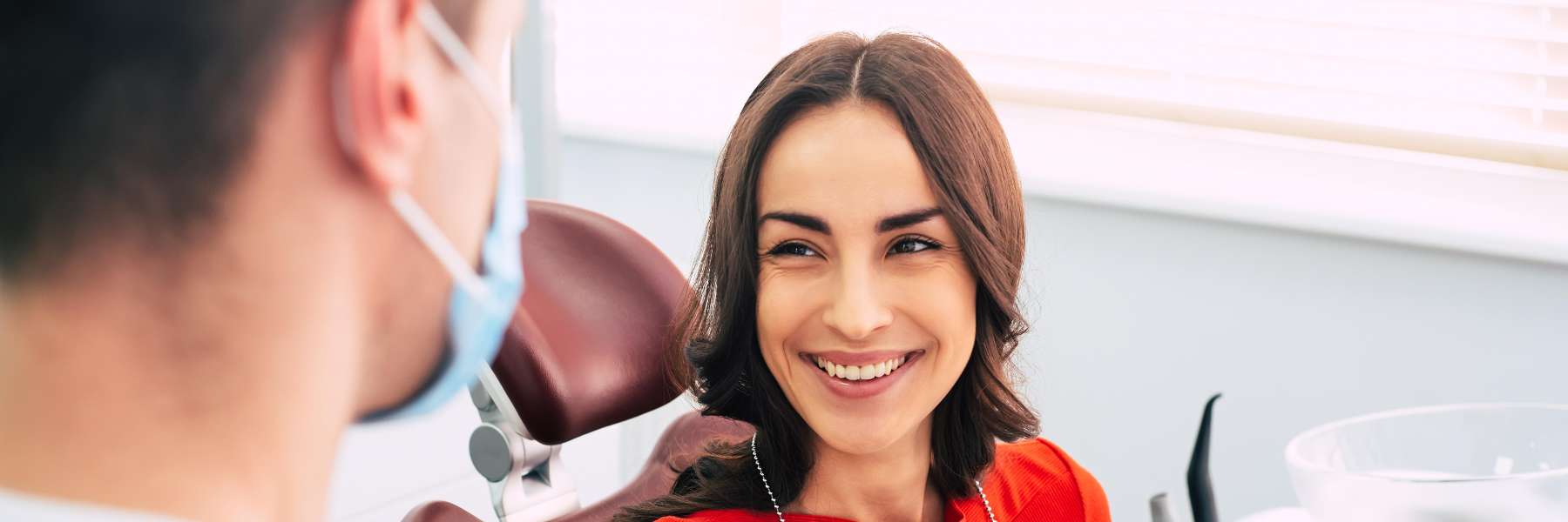 Image of mouth with dental implant during cosmetic dentist procedure, lindenhurst ny